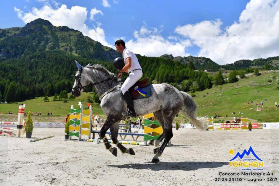 .. Equestrian event "Jumping Torgnon"
