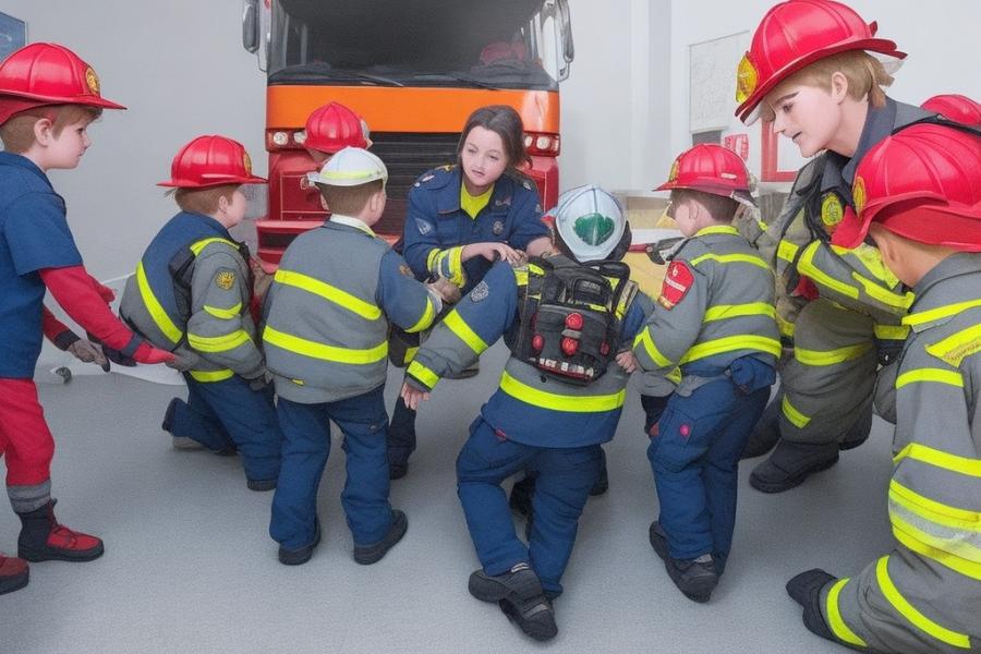bambini con i pompieri Afternoon with the Firefighters