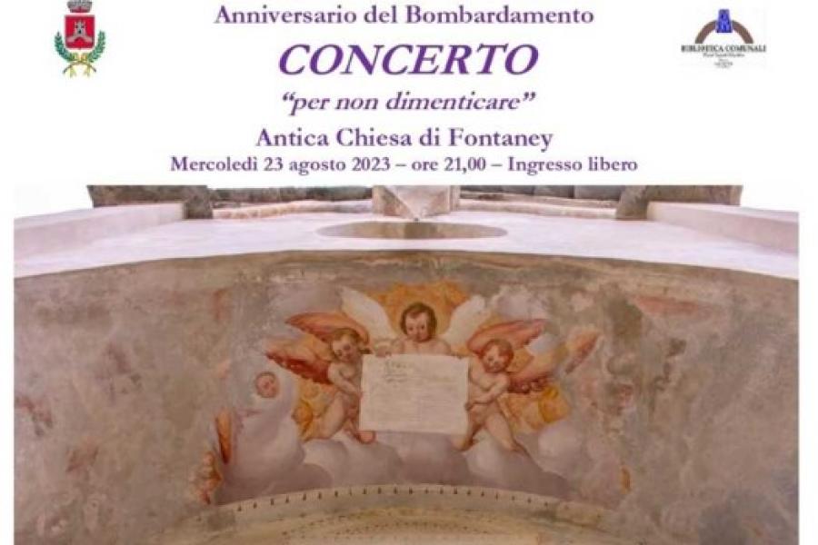 Concerto "per non dimenticare" - Anniversario del bombardamento