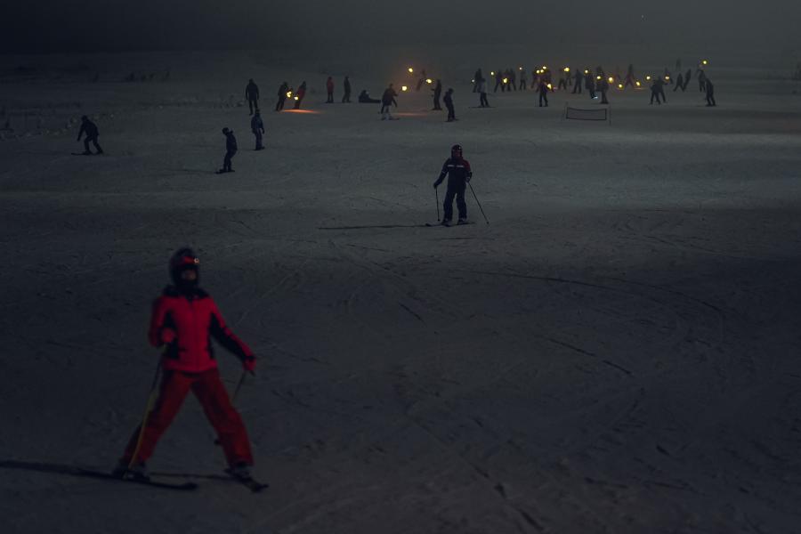 sciata Skiée nocturne à Antagnod