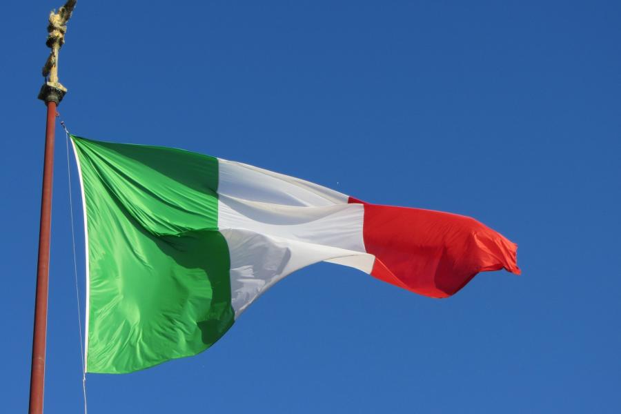 Bandiera italiana Festa della Liberazione