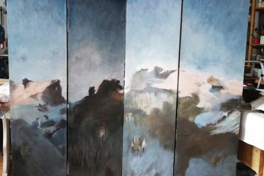 Opera pittorica Natural Essence – Esposizione personale di Elena Posca