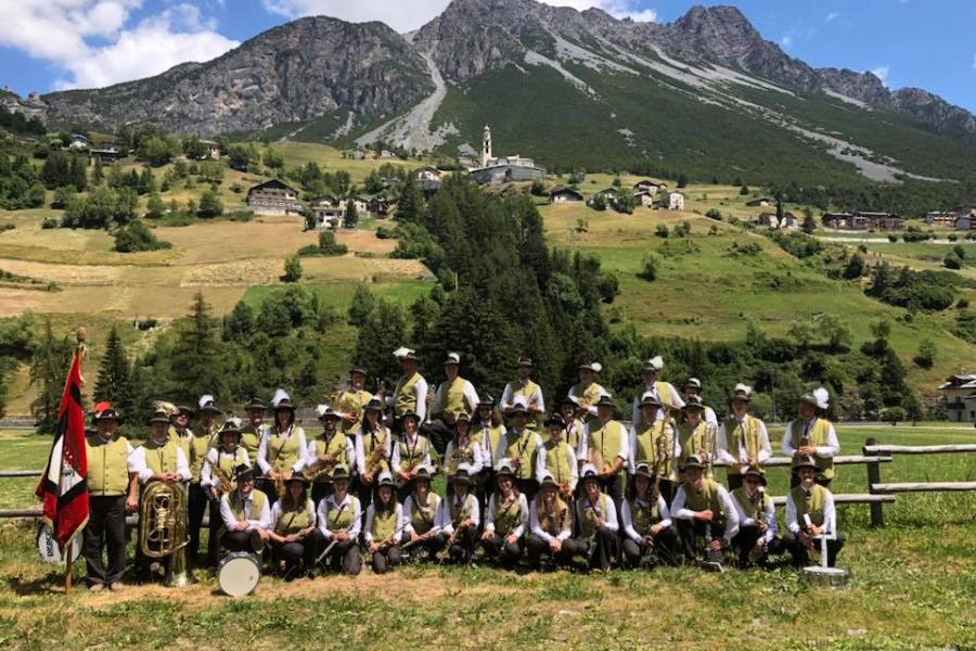 Concert de la fanfare "Musikkapelle La Lira"