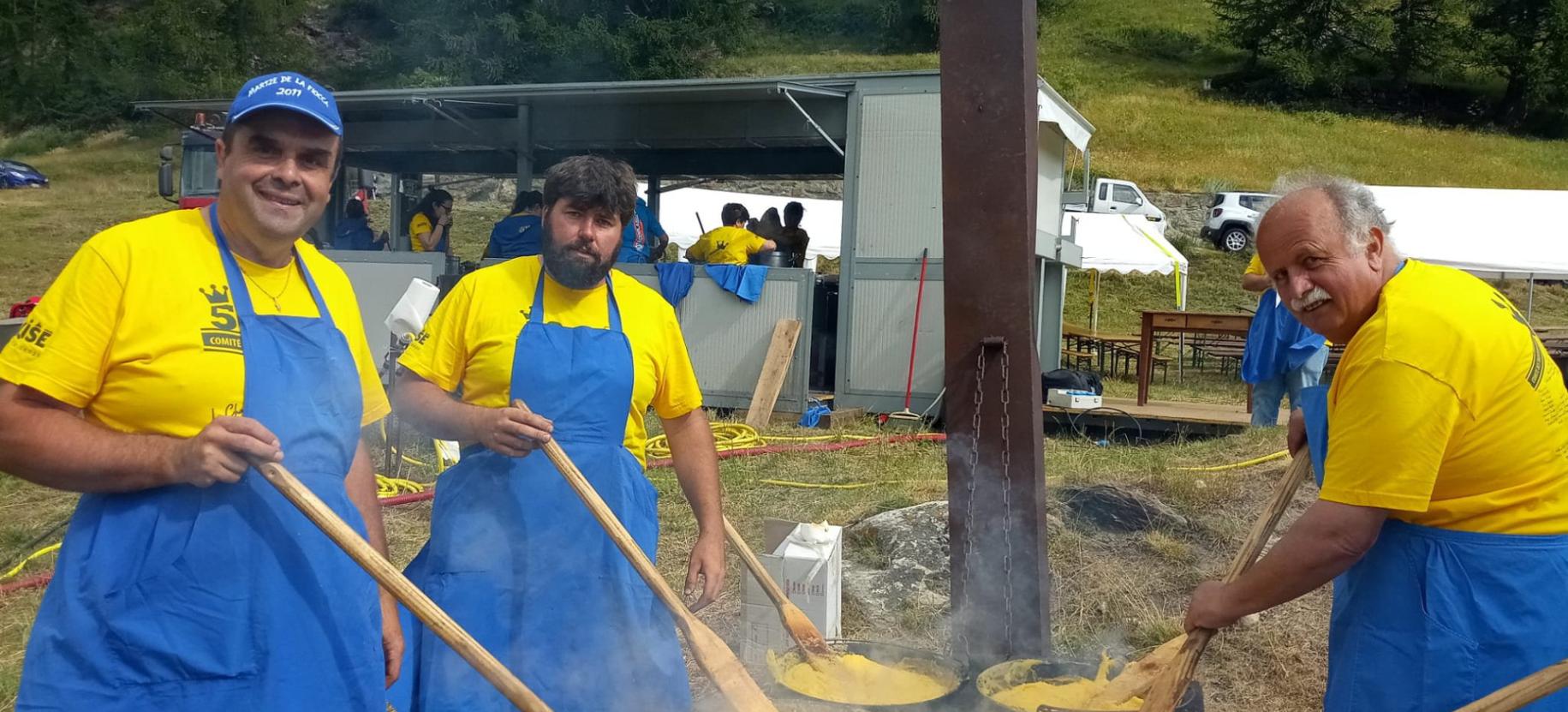 La polenta  Fête de la "Fiocca"