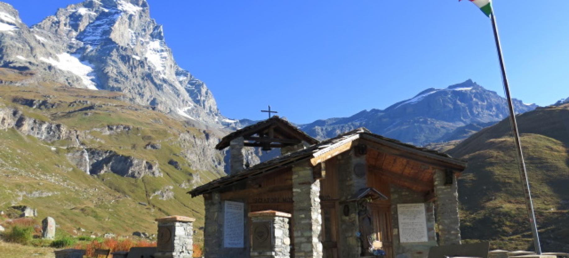 Reunion of survivors and family members of the Battaglione sciatori Monte Cervino