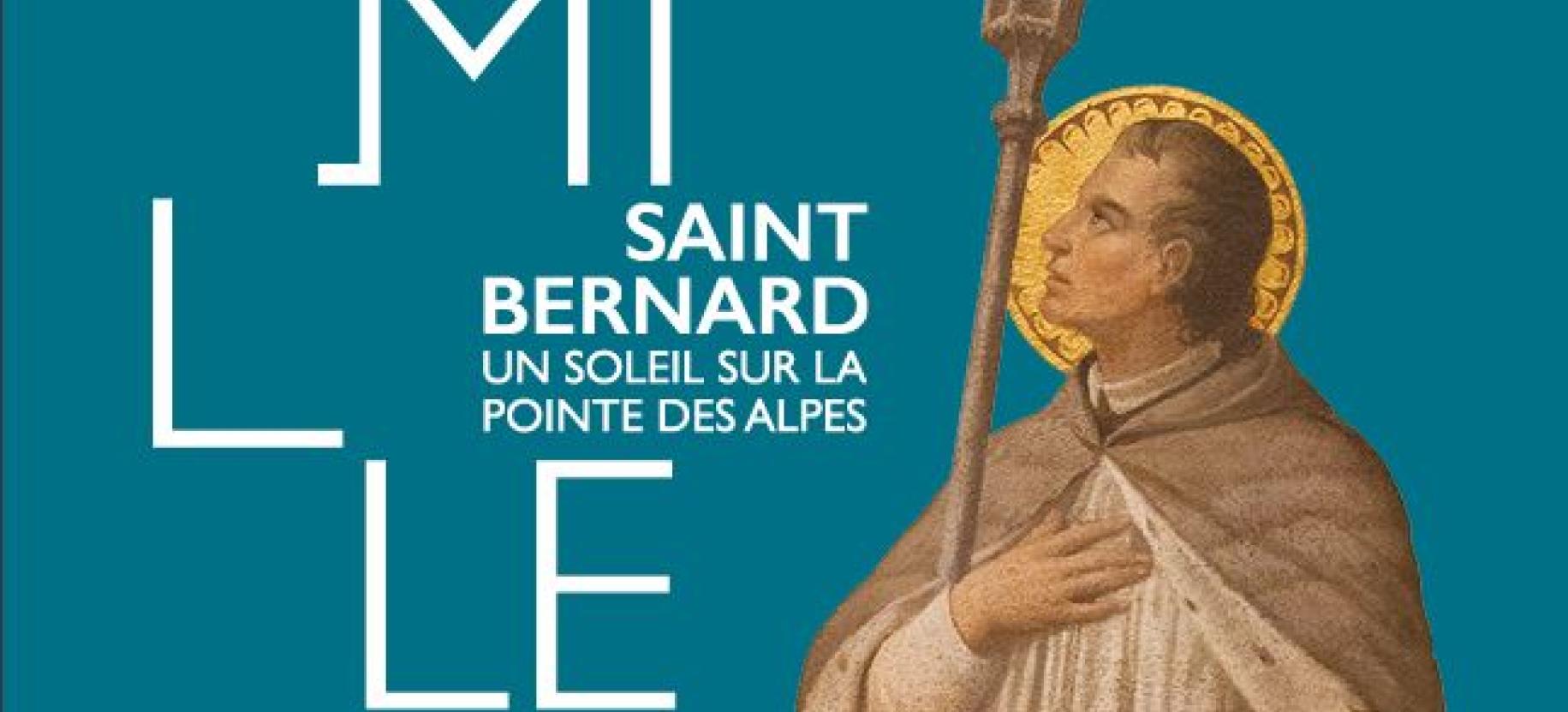 Saint Bernard. Un soleil sur la pointe des Alpes