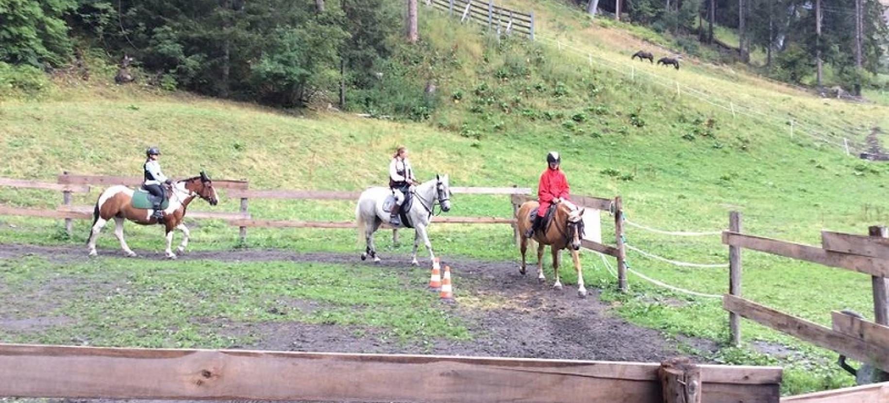 An afternoon at the riding school