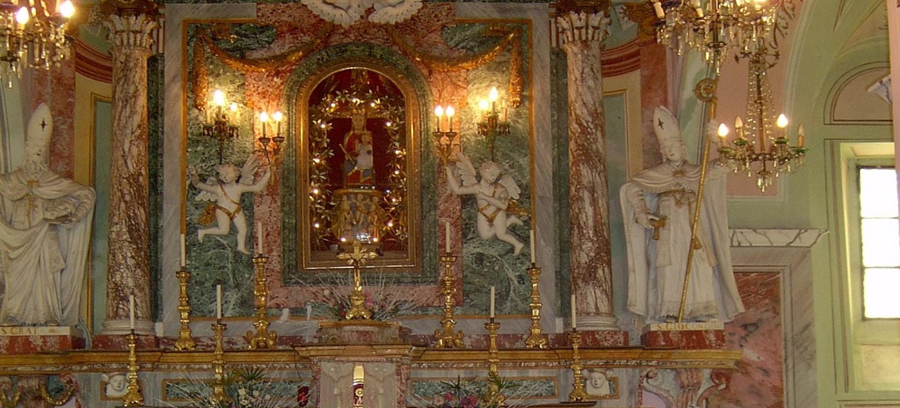 Patron Saint's at the Sanctuary of Madonna della Guardia