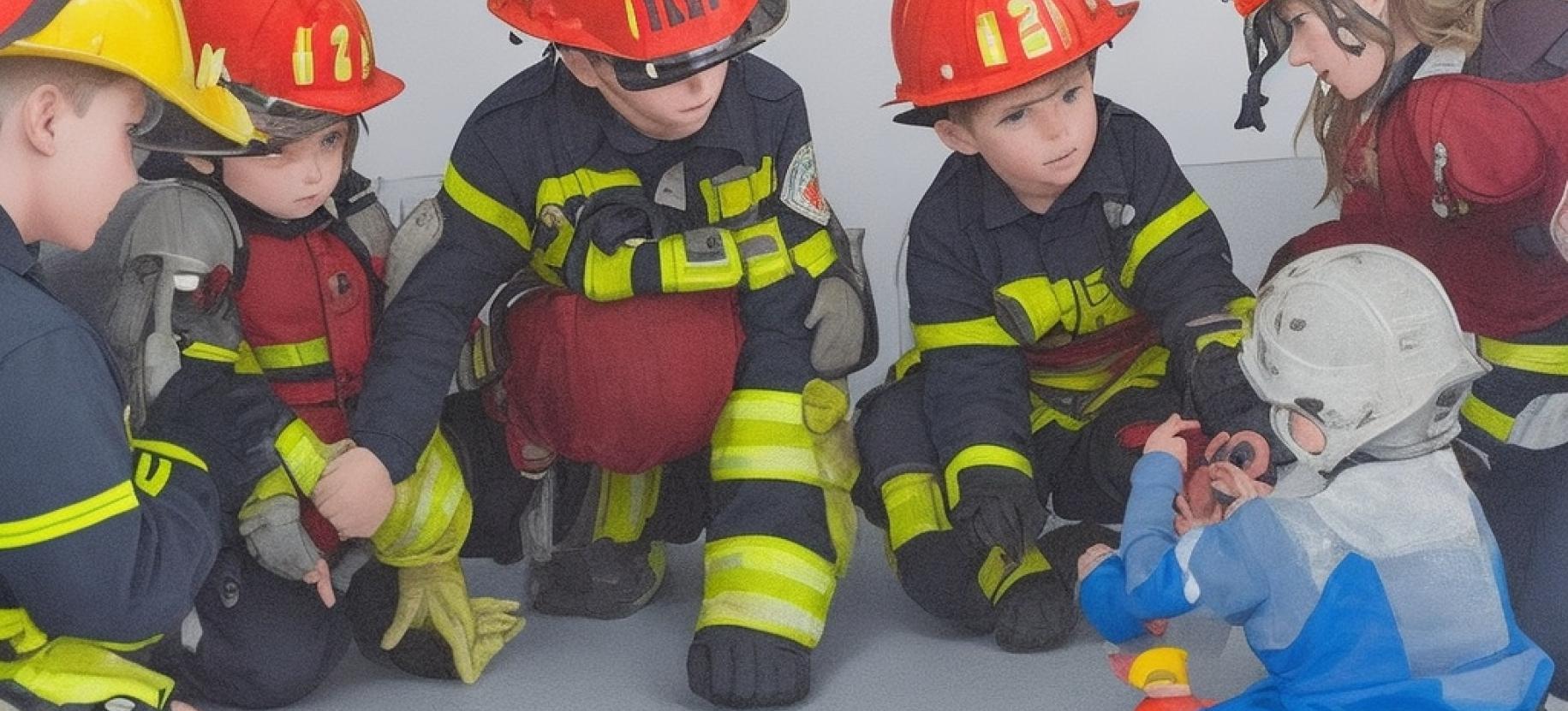 Après-midi avec les pompiers