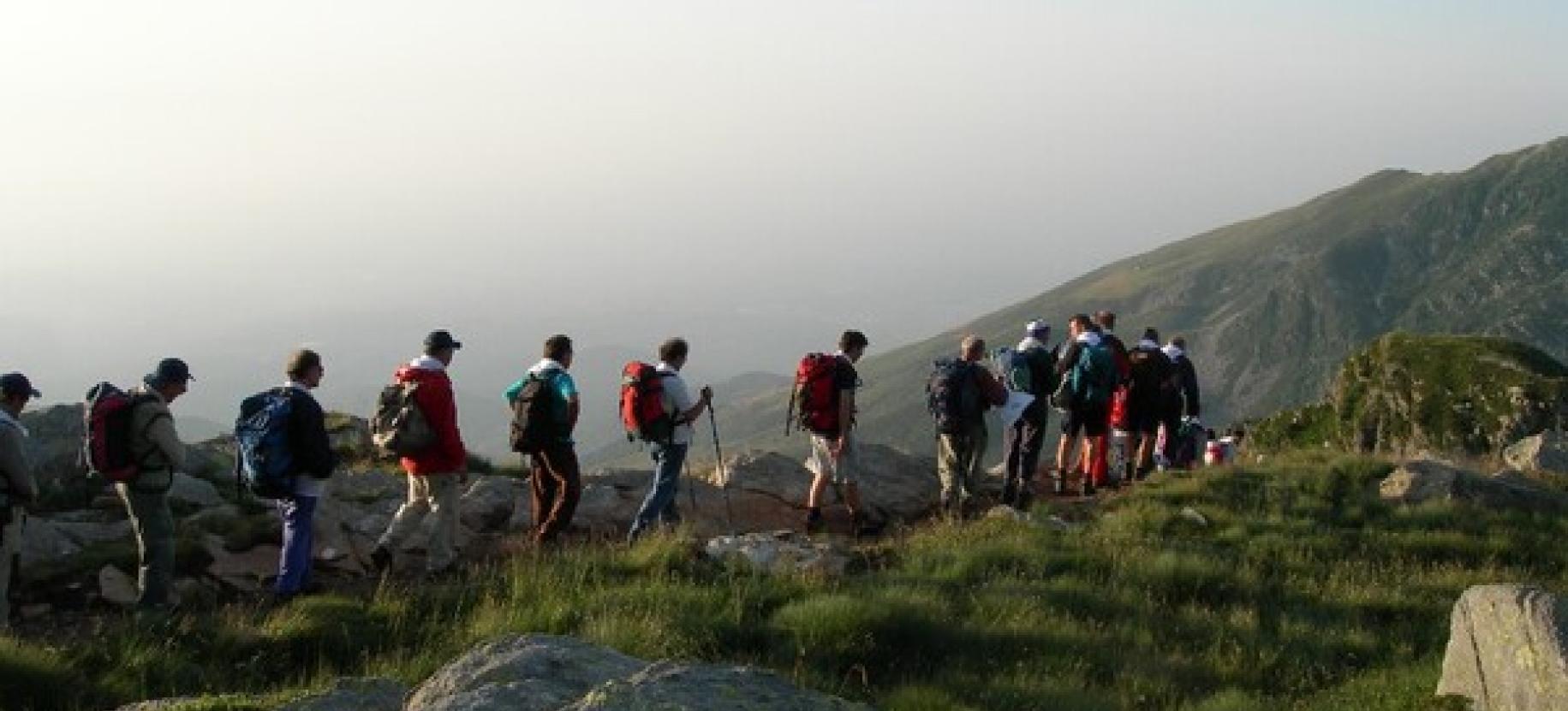 Procession from Fontainemore to Oropa and back