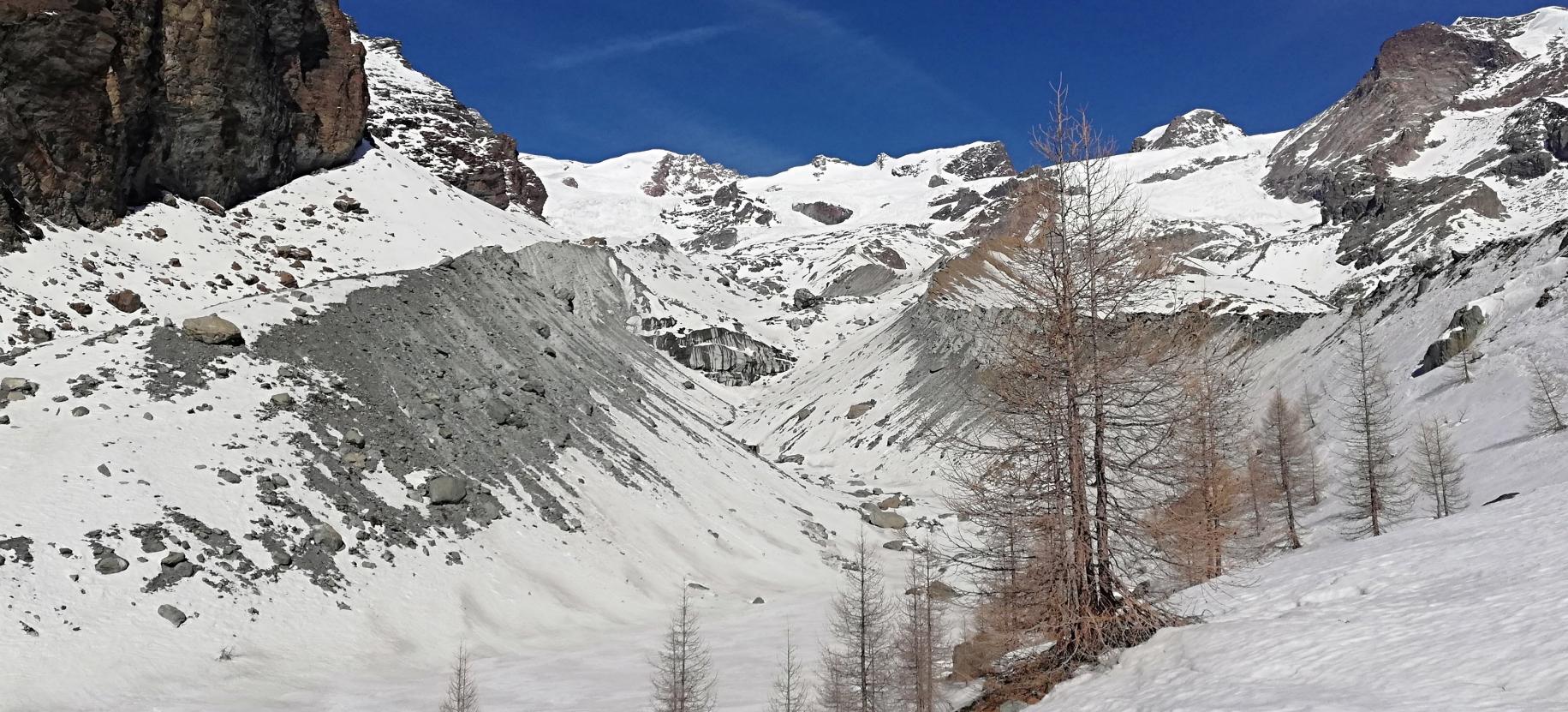 Morene Glaciali al Lago Blu