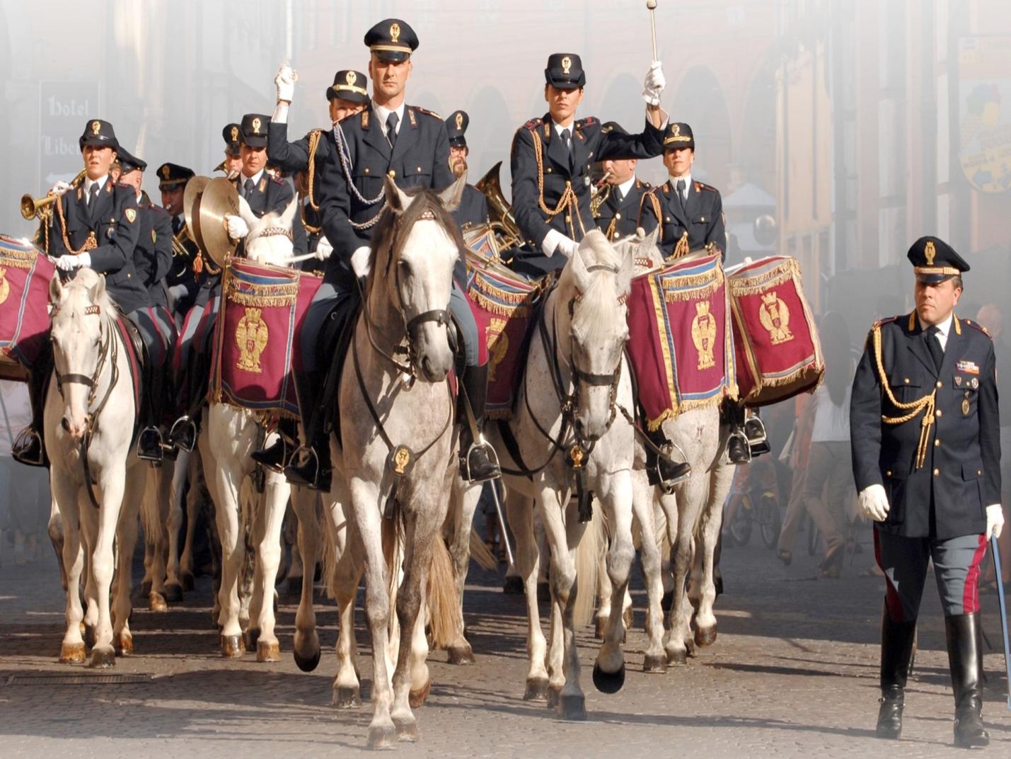 Concerto della Fanfara a Cavallo della Polizia di Stato
