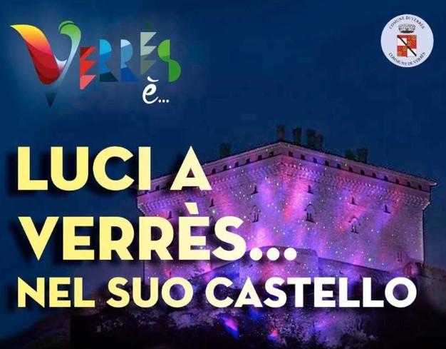 Luci a Verrès...nel suo castello