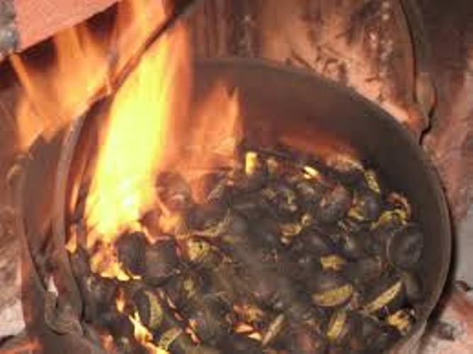 Châtaignes et vin chaud