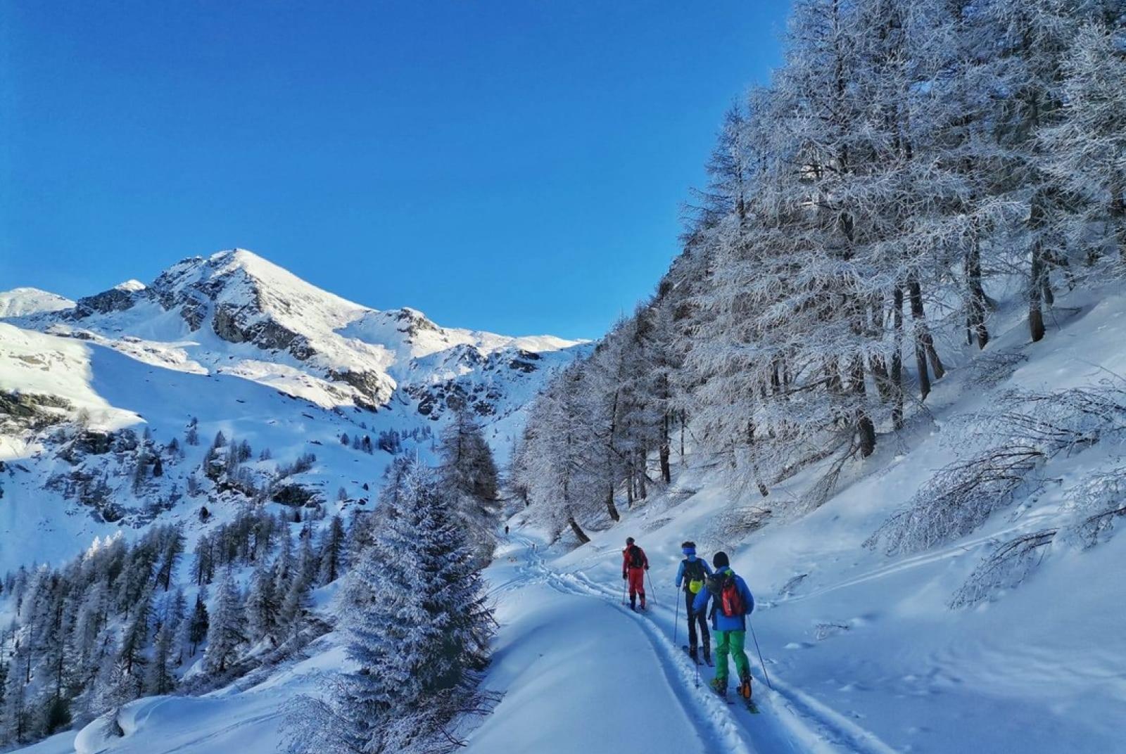 Ski de randonnée à Brusson