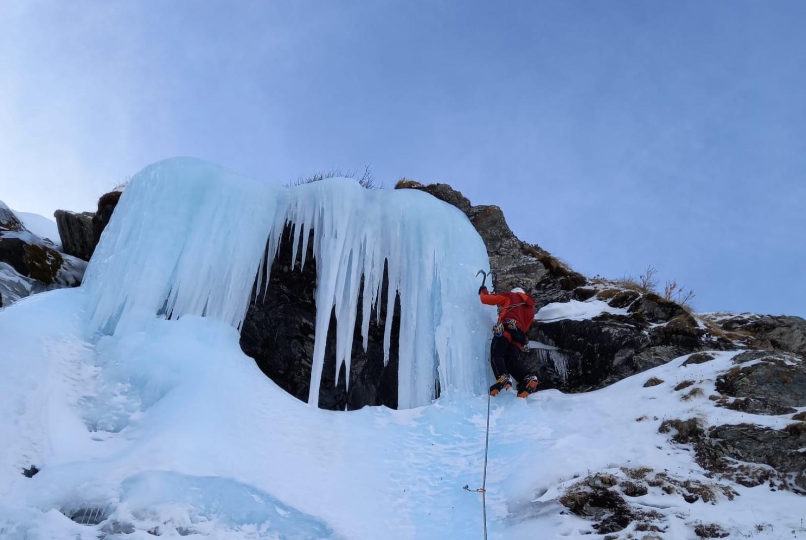 Ice climbing