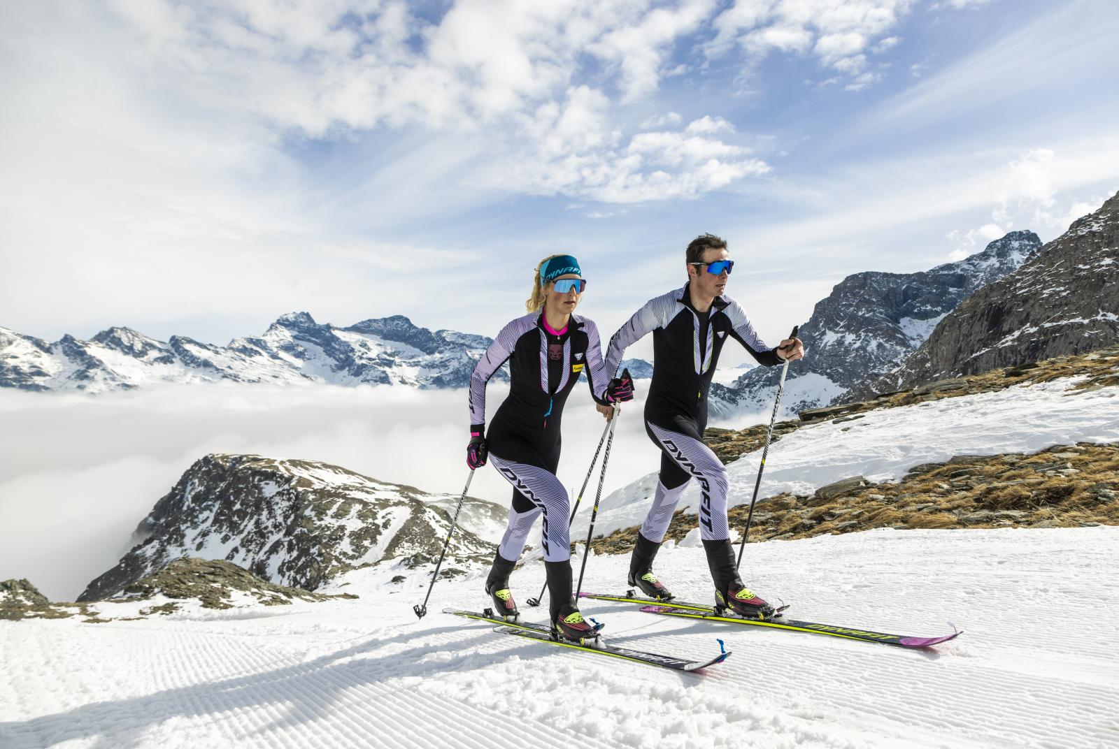 Scialpinismo sulle piste di risalita Monterosa Ski