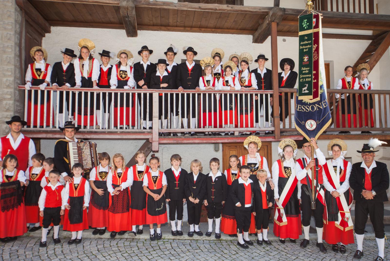 Costume tipico di Gressoney Gressoney-La-Trinité's Patron Saint's days