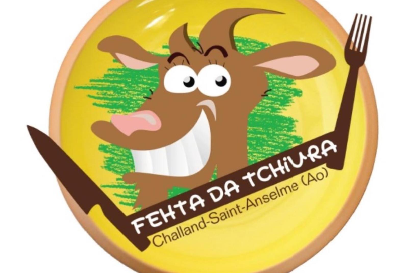 Logo della Festa della capra Fehta da tchivra - Goat festival