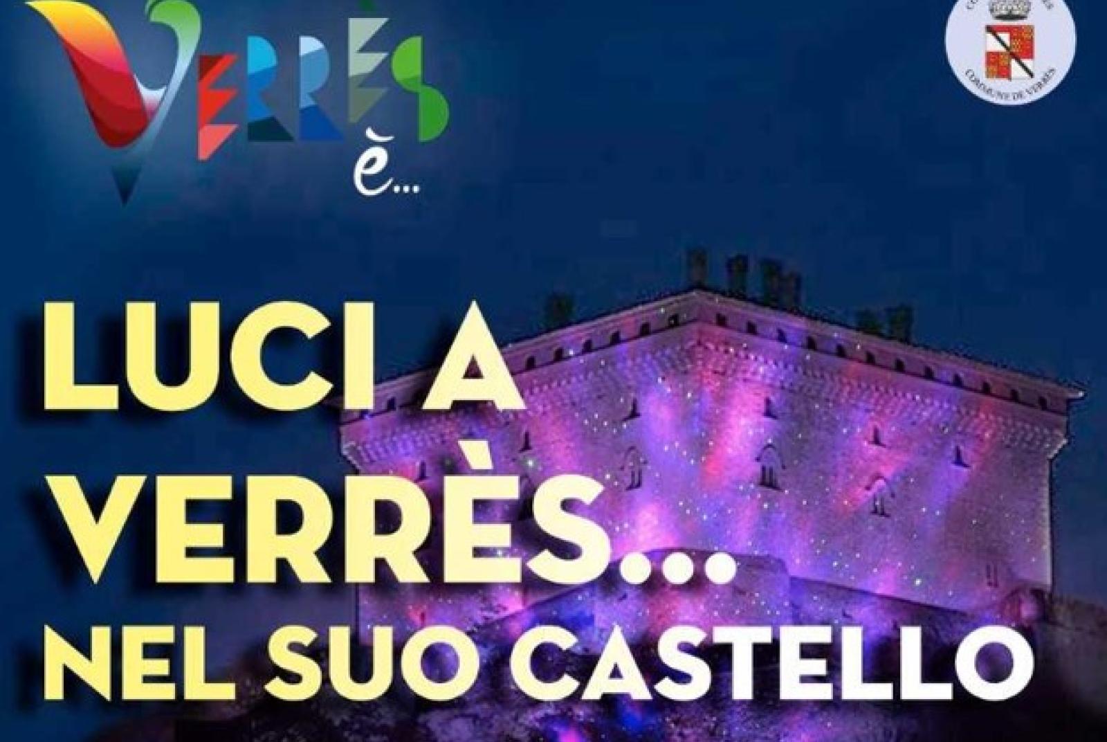 Luci a Verrès...nel suo castello