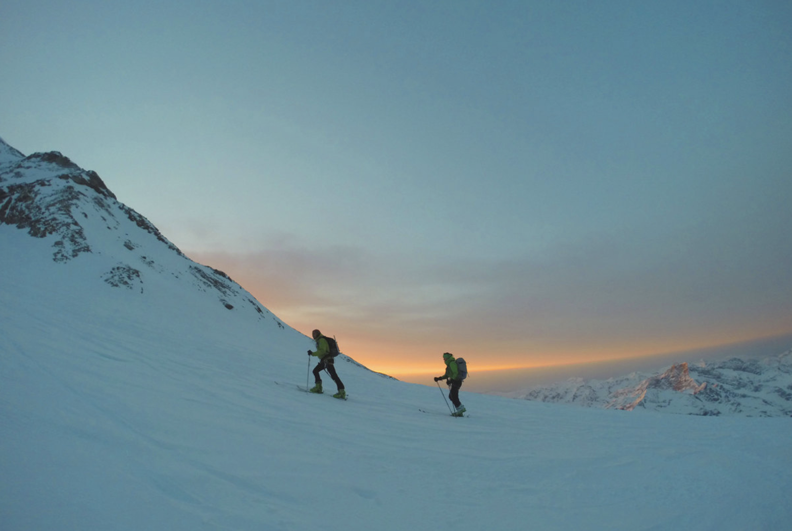 Sci alpinismo estivo Piramide Vincent